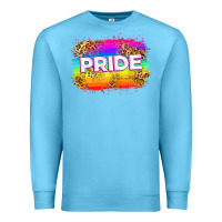 Ocean Blue pride flag Premium Sweatshirt - Zillion Design Studio