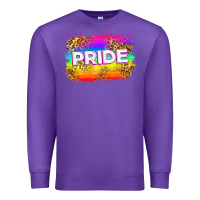 Purple pride flag Premium Sweatshirt - Zillion Design Studio