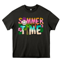 Asphalt Summer Time Heavy Core Tee - CowhideDigitalArt