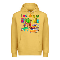 Antique Gold last day of fourth grade Premium Hoodie - Artiststas