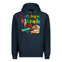 Navy last day of fourth grade Premium Hoodie - Artiststas