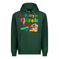 Sports Green last day of fourth grade Premium Hoodie - Artiststas