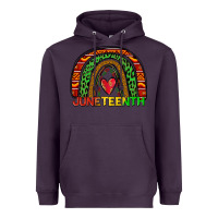 Plum juneteenth rainbow Heavyweight Hoodie - Zillion Design Studio