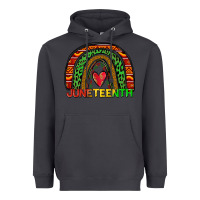 Smoke juneteenth rainbow Heavyweight Hoodie - Zillion Design Studio