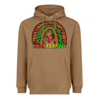 Toasted Coconut juneteenth rainbow Heavyweight Hoodie - Zillion Design Studio