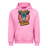 Fuchsia Pink blame it all on my roots black Urban Hoodie - JahusDesignShop