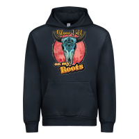 Navy blame it all on my roots black Urban Hoodie - JahusDesignShop
