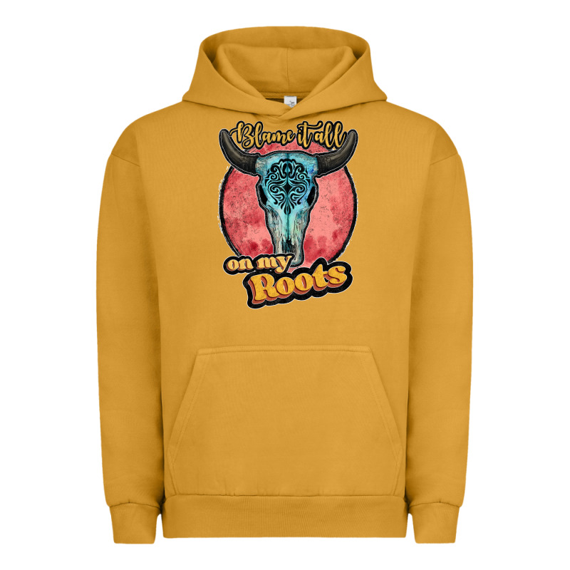 Blame It All On My Roots Black Urban Hoodie by JahusDesignShop | Teevron