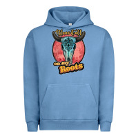 Pigment Pebble Blue blame it all on my roots black Urban Hoodie - JahusDesignShop