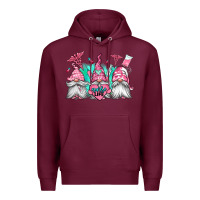 Burgundy nurse gnomes Premium Hoodie - Jasminsmagicworld