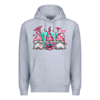 Heather Grey nurse gnomes Premium Hoodie - Jasminsmagicworld