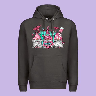 Nurse Gnomes Premium Hoodie Designed By Jasminsmagicworld