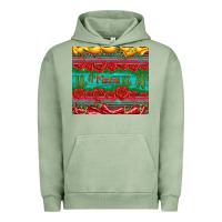 Pigment Oil Green fiesta Urban Hoodie - Artiststas