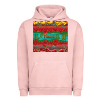 Pigment Salmon fiesta Urban Hoodie - Artiststas