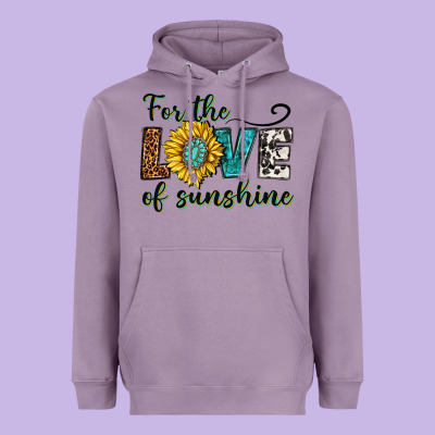 Heavyweight Hoodie for the love of sunshine