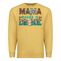 Antique Gold mama needs a drink Premium Sweatshirt - texasbilliewilder