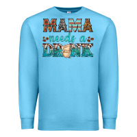 Ocean Blue mama needs a drink Premium Sweatshirt - texasbilliewilder