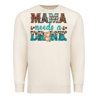 Sandshell mama needs a drink Premium Sweatshirt - texasbilliewilder
