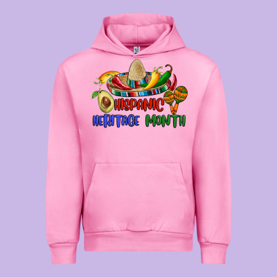 Hispanic Heritage Month Urban Hoodie Designed By Bundleandbundleshop