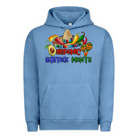 Pigment Pebble Blue hispanic heritage month Urban Hoodie - BundleAndBundleShop