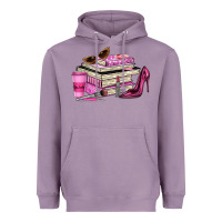 Lavender girl boss lady Heavyweight Hoodie - texasbilliewilder