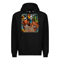 Black cowboy rodeo Premium Hoodie - JahusDesignShop