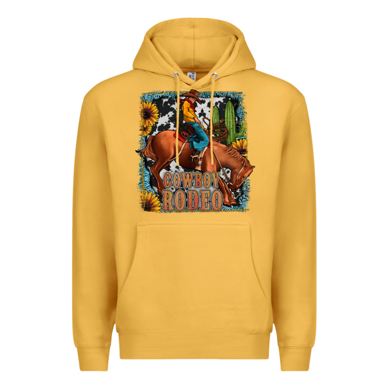 Cowboy Rodeo Premium Hoodie by JahusDesignShop | Teevron