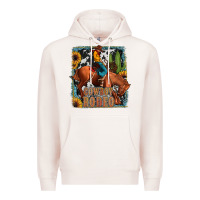 Pale Pink cowboy rodeo Premium Hoodie - JahusDesignShop