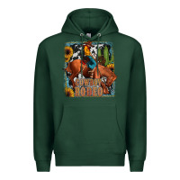 Sports Green cowboy rodeo Premium Hoodie - JahusDesignShop