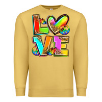 Antique Gold love pride Premium Sweatshirt - Zillion Design Studio