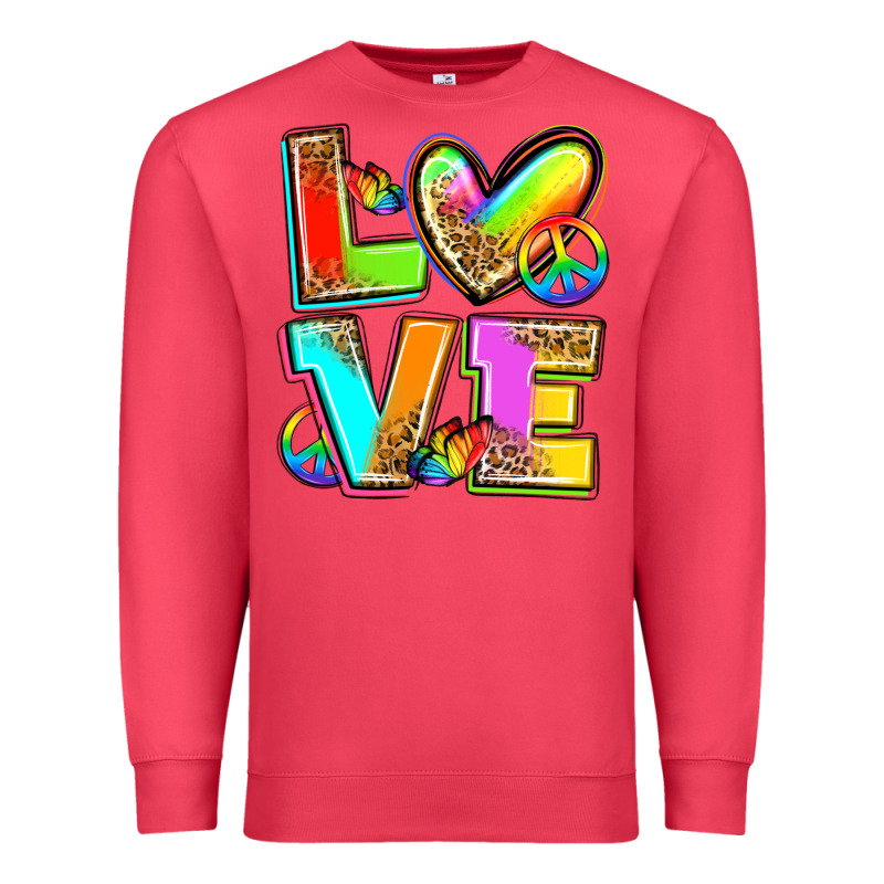 Love Pride Premium Sweatshirt by Zillion Design Studio | Teevron