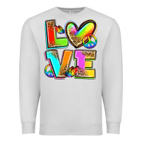 Dove Grey love pride Premium Sweatshirt - Zillion Design Studio
