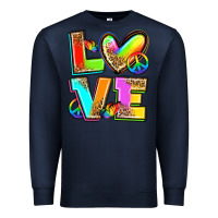 Navy love pride Premium Sweatshirt - Zillion Design Studio