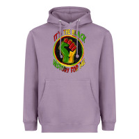 Lavender it's the black history for me Heavyweight Hoodie - Zillion Design Studio