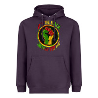 Plum it's the black history for me Heavyweight Hoodie - Zillion Design Studio