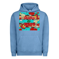 Pigment Pebble Blue drinko de mayo Urban Hoodie - Artiststas