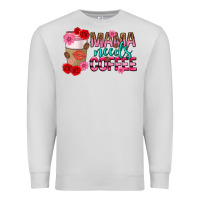 Dove Grey mama needs coffee mothers day Premium Sweatshirt - texasbilliewilder