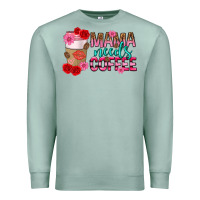 Seafoam mama needs coffee mothers day Premium Sweatshirt - texasbilliewilder