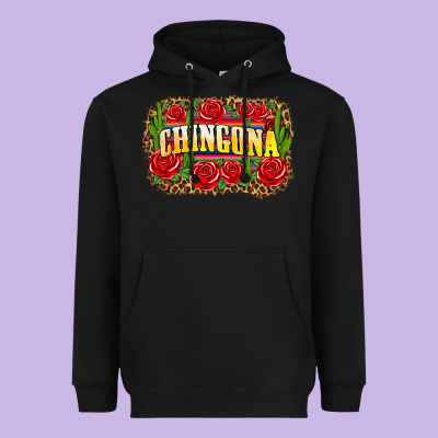 Chingona Heavyweight Hoodie Designed By Zillion Design Studio