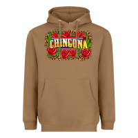 Toasted Coconut chingona Heavyweight Hoodie - Zillion Design Studio