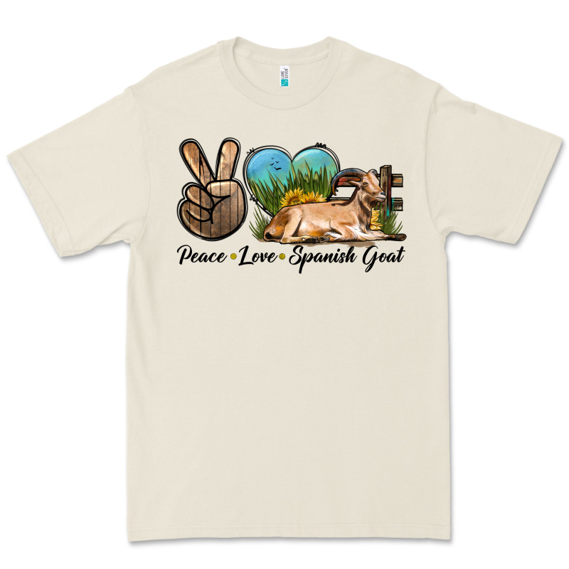 Peace Love Spanish Goat Premium Tee by LillyAllenDesigns | Teevron
