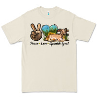 Bone Peace Love Spanish Goat Premium Tee - LillyAllenDesigns