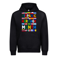Black hispanic haritage month flags Urban Hoodie - BundleAndBundleShop
