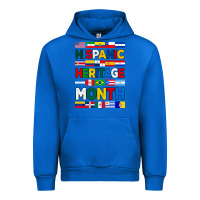 Cobalt hispanic haritage month flags Urban Hoodie - BundleAndBundleShop