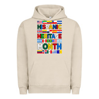 Pigment French Oak hispanic haritage month flags Urban Hoodie - BundleAndBundleShop