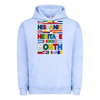 Pigment Grape Ice hispanic haritage month flags Urban Hoodie - BundleAndBundleShop