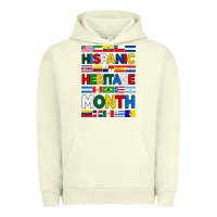 Pigment Pistachio hispanic haritage month flags Urban Hoodie - BundleAndBundleShop