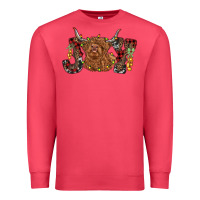 Cardinal joy highland cow Premium Sweatshirt - RanaPortraitStore