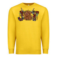 Lemon joy highland cow Premium Sweatshirt - RanaPortraitStore