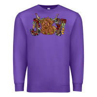 Purple joy highland cow Premium Sweatshirt - RanaPortraitStore